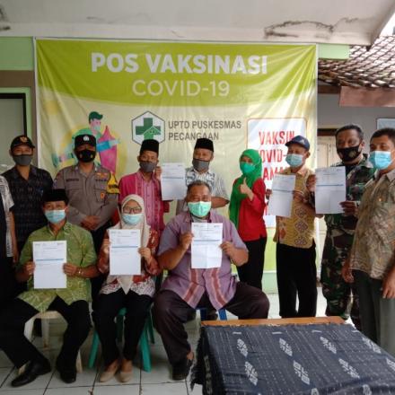 VAKSINASI COVID 19 UNTUK LANSIA DI DESA LEBUAWU